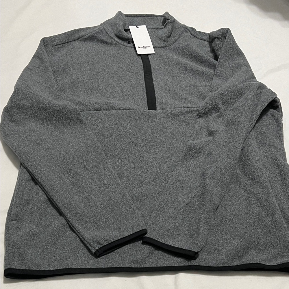 Goodfellow & Co Gray Quarter-Zip Men's Sweater